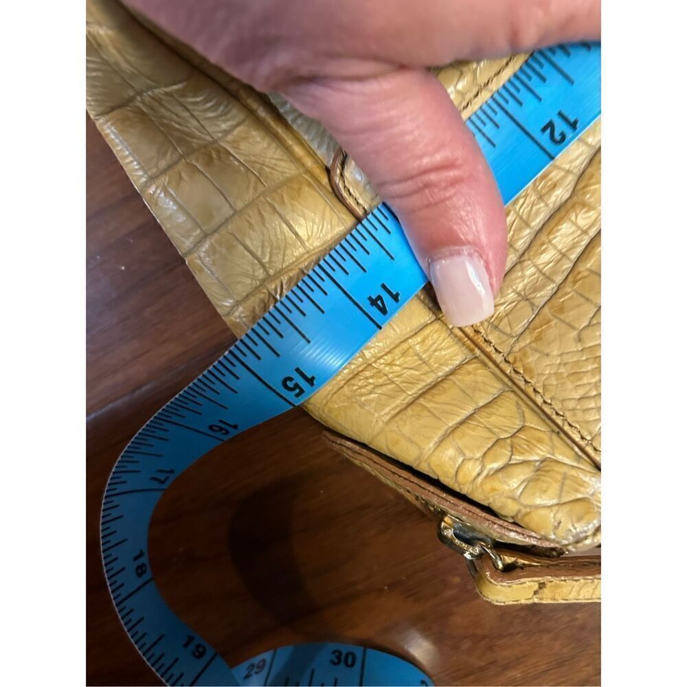 Brahmin women’s Collette Melbourne croc embossed‎ leather bag - Picture 13 of 16